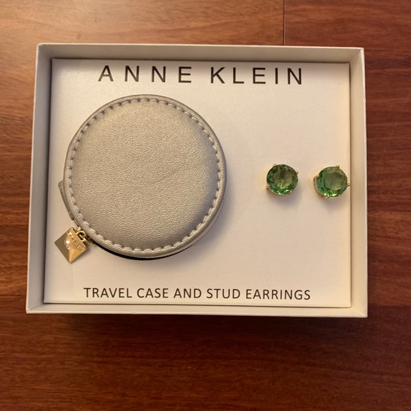 Anne Klein Jewelry - Stud Earrings & Travel Case